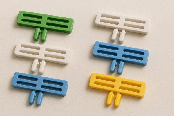 Double Grid Food Sealing Clips Plastic Double Slot Twin Bag Clamps Air Tight Moisture Proof Kitchen Sealer
